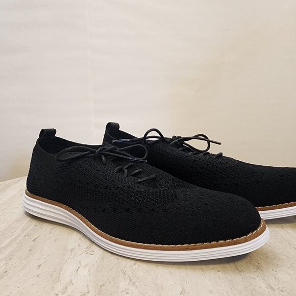 Cole Haan riginalGrand Stitchlite Oxfor BlackWhite from Macy’s - c030 - Picture 2 of 7